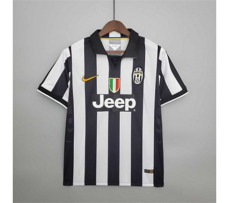 Juventus 14/15 Home Black&White Soccer Jersey